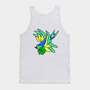 Swallow And Shamrock Tank Top